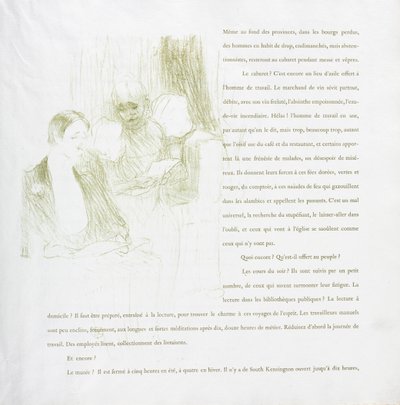 Yvette Guilbert-French-sarja: nro 8 tekijältä Henri de Toulouse-Lautrec