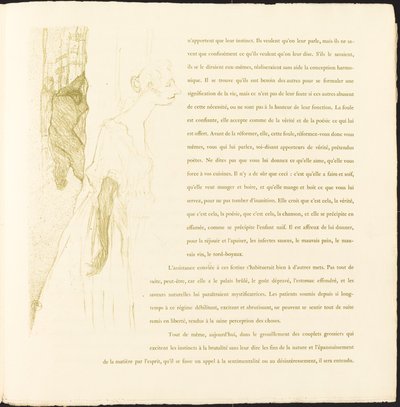 Yvette Guilbert tekijältä Henri de Toulouse Lautrec