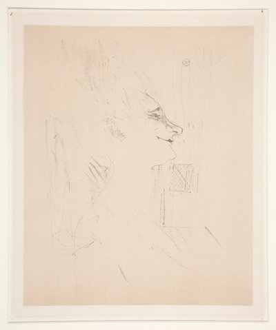 Yvette Guilbert, tekijältä Henri de Toulouse-Lautrec