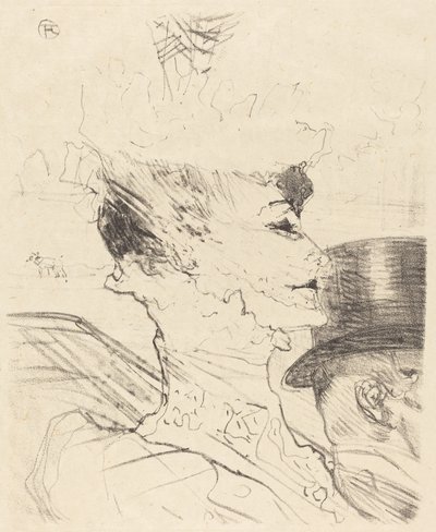 Yvette Guilbert, 1896. tekijältä Henri de Toulouse Lautrec