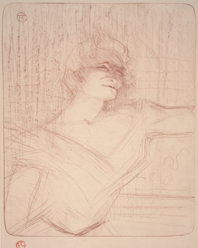 Yvette Guilbert, La Glu tekijältä Henri de Toulouse Lautrec