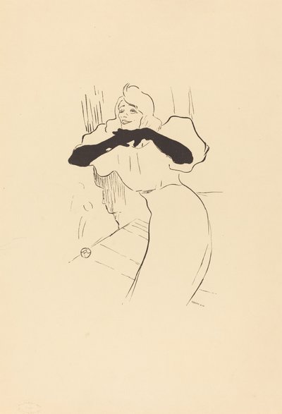 Yvette Guilbert: Linger, Longer, Loo. tekijältä Henri de Toulouse Lautrec