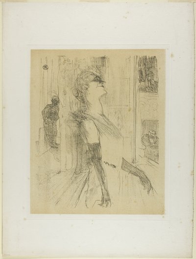 Yvette Guilbert lavalla, Yvette Guilbertiltä tekijältä Henri de Toulouse Lautrec