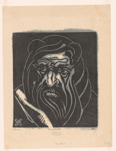 Mozes (alkuperäinen nimi esineessä) tekijältä Henri van der Stok (signed by artist)