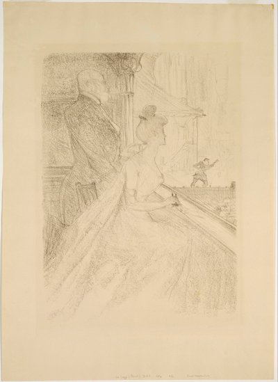 La Loge- Faustin esitys tekijältä Henri de Toulouse Lautrec