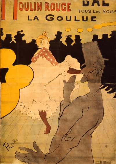 Moulin Rouge-La Goulue tekijältä Henri de Toulouse Lautrec