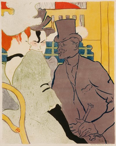 Englantilainen Moulin Rougen teatterissa tekijältä Henri de Toulouse Lautrec