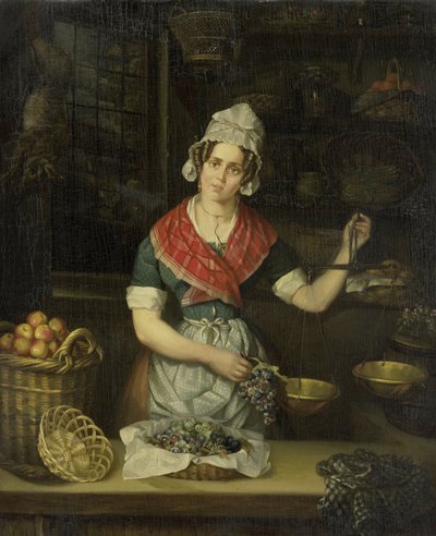 Hedelmien myyjä tekijältä Henrietta Christina Temminck
