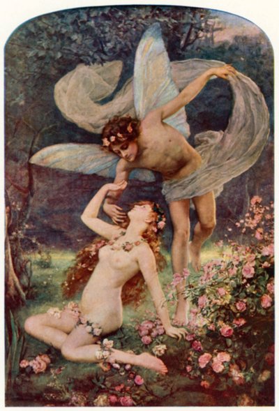 Zephyrus Wooing Flora tekijältä Henrietta Rae