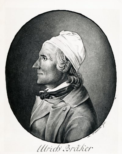 Ulrich Brakerin muotokuva (Nabis, Sveitsi tekijältä Johann Heinrich Füssli