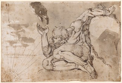 Prometheus (alastoma mies, 5 pistettä) tekijältä Henry (1741 1825) Fuseli