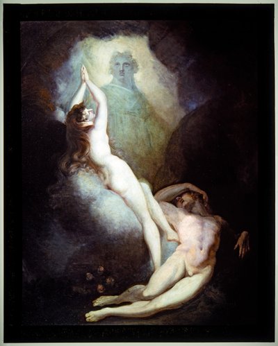 Eevan luominen (öljy kankaalle) tekijältä Henry (1741 1825) Fuseli