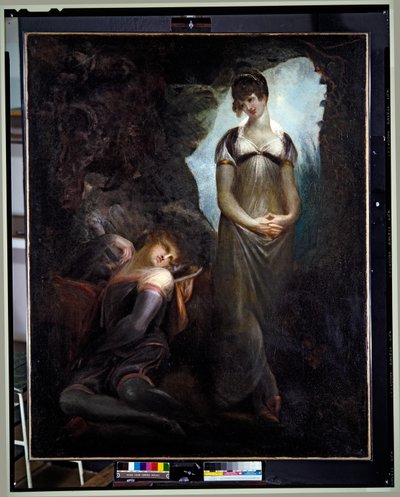 Nuori Milton, noin 1796-99 (öljy kankaalle). tekijältä Henry (1741 1825) Fuseli