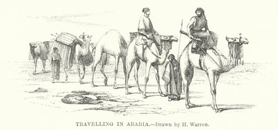 Matkustaminen Arabiassa (kaiverrus) tekijältä Henry (after) Warren