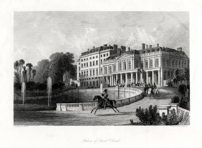 Saint-Cloudin palatsi, Pariisi, Ranska, 1875 tekijältä Henry Adlard