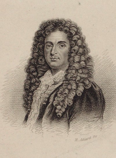 Muotokuva säveltäjä Jean-Baptiste Lullystä 1632-1687. tekijältä Henry Adlard