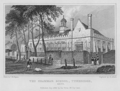 The Grammar School, Tunbridge, Kent (kaiverrus) tekijältä Henry Adlard