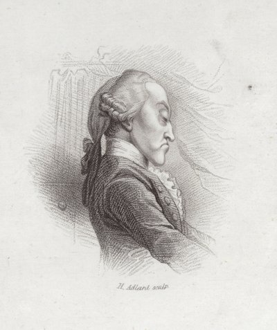 Thomas Augustine Arne, englantilainen säveltäjä (1710-1778) tekijältä Henry Adlard