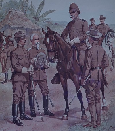 Espanjan ja Amerikan sota 1898, Yhdysvaltain joukot, kenraali Lawton, toisen divisioonan komentaja, 5. armeijajoukot, Kuubassa tekijältä Henry Alexander Ogden