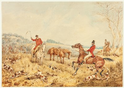 Metsästys kohtaus tekijältä Henry Alken