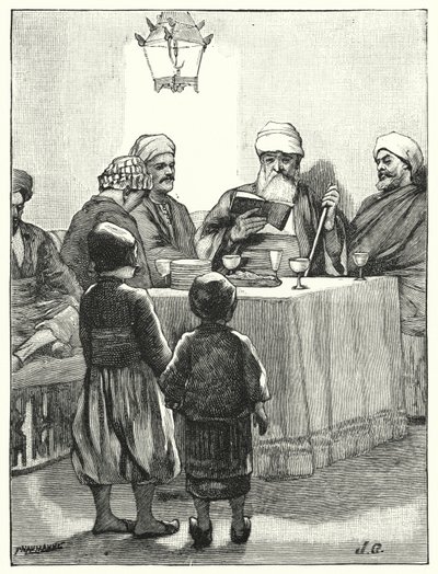 Moderni juutalaisten pääsiäinen (litho) tekijältä Henry Andrew Harper