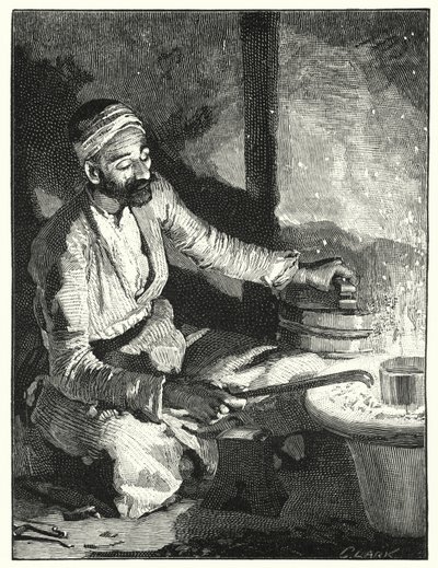 Itäinen hopeaseppä (litho) tekijältä Henry Andrew Harper
