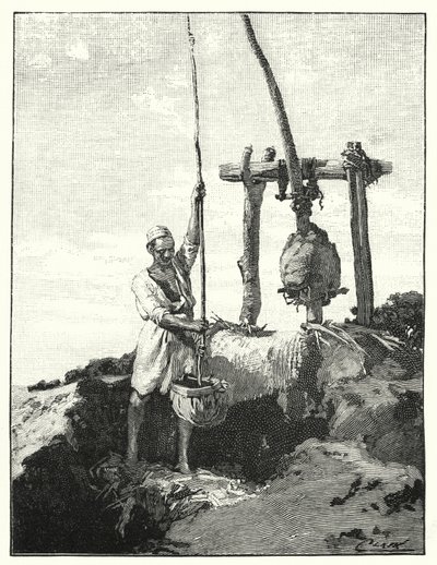 Vedenottomenetelmä idässä (litho) tekijältä Henry Andrew Harper