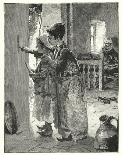 Perussäännöt ja lait juutalaisten talon ovipylväästä (litho) tekijältä Henry Andrew Harper