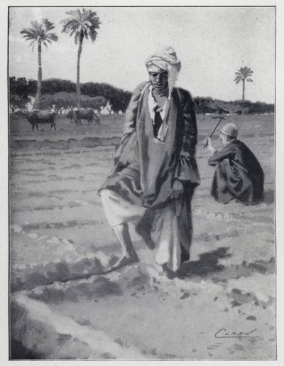 Kastelu jaloilla Gizehissä, Egyptissä (litho) tekijältä Henry Andrew Harper