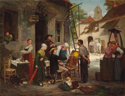 Uusi kyltti vanhalle majatalolle, 1870 tekijältä Henry Bacon