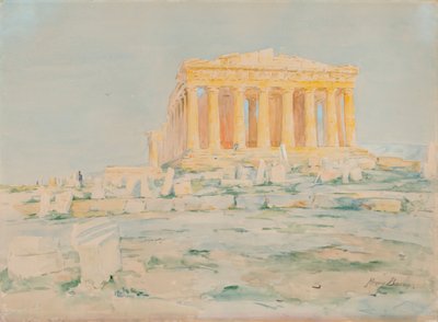 Parthenon, läntinen julkisivu, n.d. tekijältä Henry Bacon