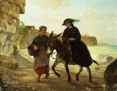 Turisti ja kalastaja, 1870 tekijältä Henry Bacon