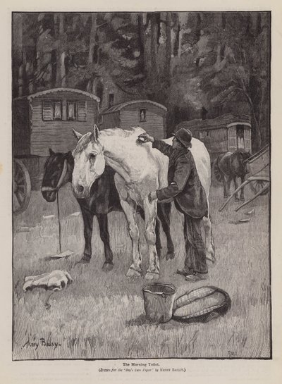 Aamuvessa (kaiverrus) tekijältä Henry Bailey