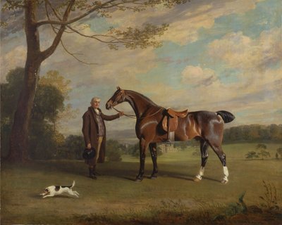 Earl of Shrewsburyn sulhanen pitelee metsästäjää tekijältä Henry Bernard Chalon