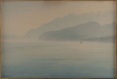 Sorrento Coast, sininen ja hopea tekijältä Henry Brokman-Knudsen