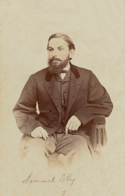Carte-de-visite Retrat de Samuel Ely, 1862-1869. finlandès tekijältä Henry C. Phillips