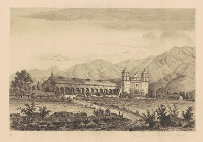 Mission Santa Barbara, 1883. tekijältä Henry Chapman Ford