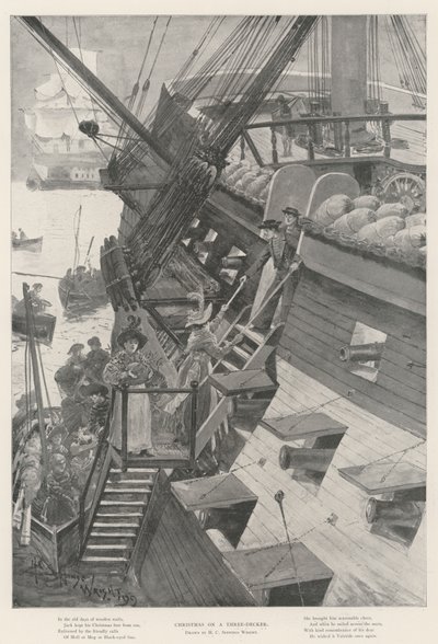 Joulu kolmikerroksisella autolla tekijältä Henry Charles Seppings Wright