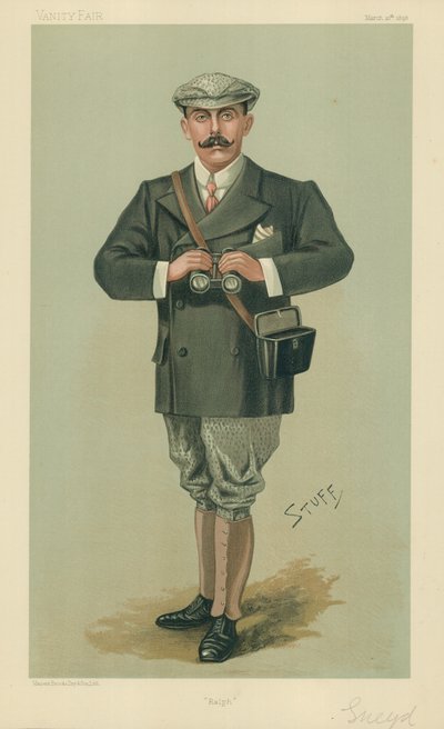 herra Ralph Sneyd, Ralph, 10. maaliskuuta 1898, Vanity Fair -sarjakuva tekijältä Henry Charles Seppings Wright