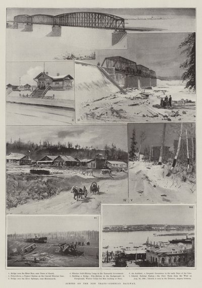 Kohtauksia uudella Trans-Siperian rautateillä tekijältä Henry Charles Seppings Wright