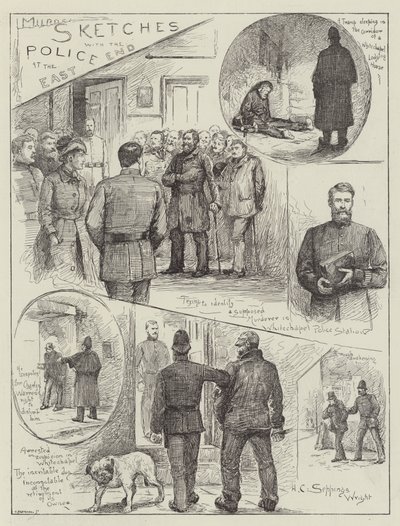 Luonnoksia poliisin kanssa East Endissä tekijältä Henry Charles Seppings Wright