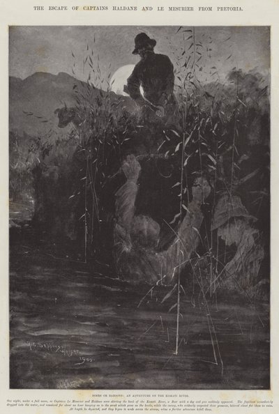 Kapteenit Haldanen ja Le Mesurierin pako Pretoriasta tekijältä Henry Charles Seppings Wright