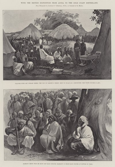 Brittiläisen tutkimusmatkan kanssa Accrasta Gold Coastin sisämaahan tekijältä Henry Charles Seppings Wright