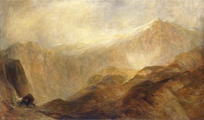 "Snowdon", 1848-1912 tekijältä Henry Clarence Whaite