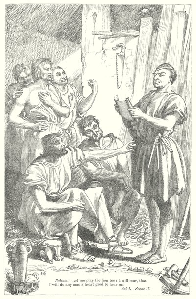 Juhannusyön unelma (kaiverrus) tekijältä Henry Courtney (after) Selous