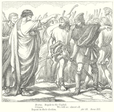 Coriolanus (kaiverrus) tekijältä Henry Courtney (after) Selous