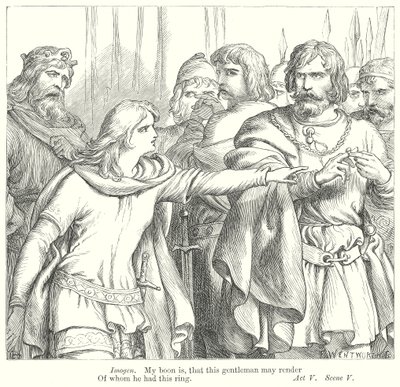 Cymbeline (kaiverrus) tekijältä Henry Courtney (after) Selous