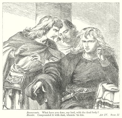 Hamlet (kaiverrus) tekijältä Henry Courtney (after) Selous