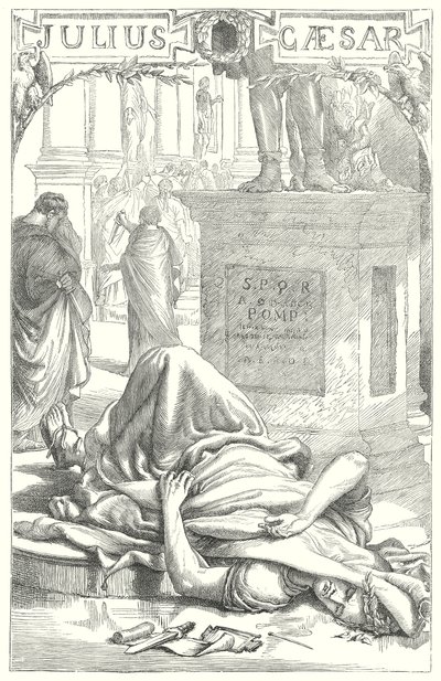 Julius Caesar (kaiverrus) tekijältä Henry Courtney (after) Selous