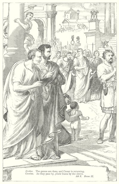 Julius Caesar (kaiverrus) tekijältä Henry Courtney (after) Selous